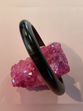 Vintage Wood Bangle Bracelet #9376 ❤️‍🔥 LAST CHANCE